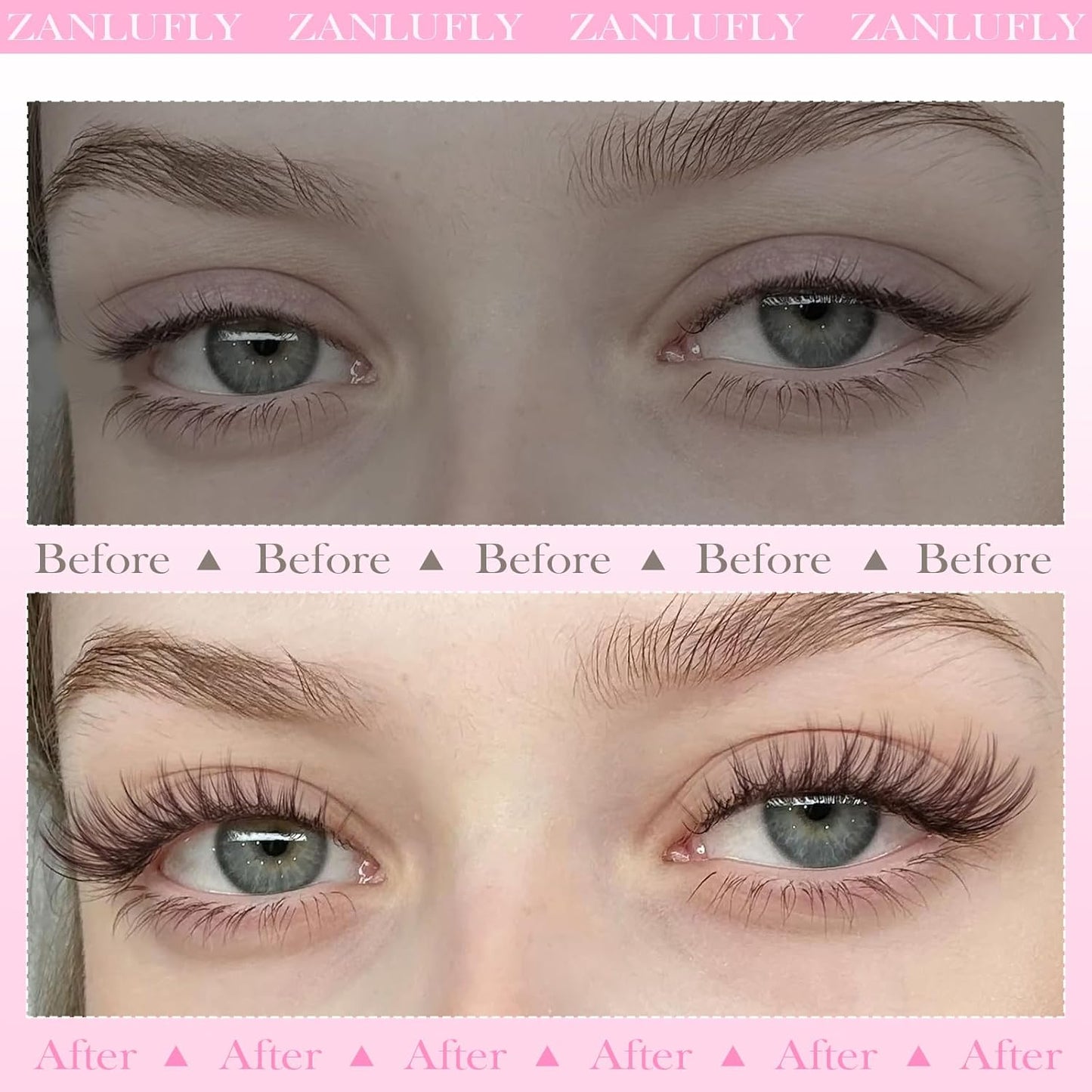 Self Adhesive Eyelashes Brown Self Adhesive Lash Clusters Natural No Glue Lashes Dark Brown Eyelash Extensions Pre-glued Eyelash Clusters Wispy Press on Individual Lashes 8-16mm by ZANLUFLY