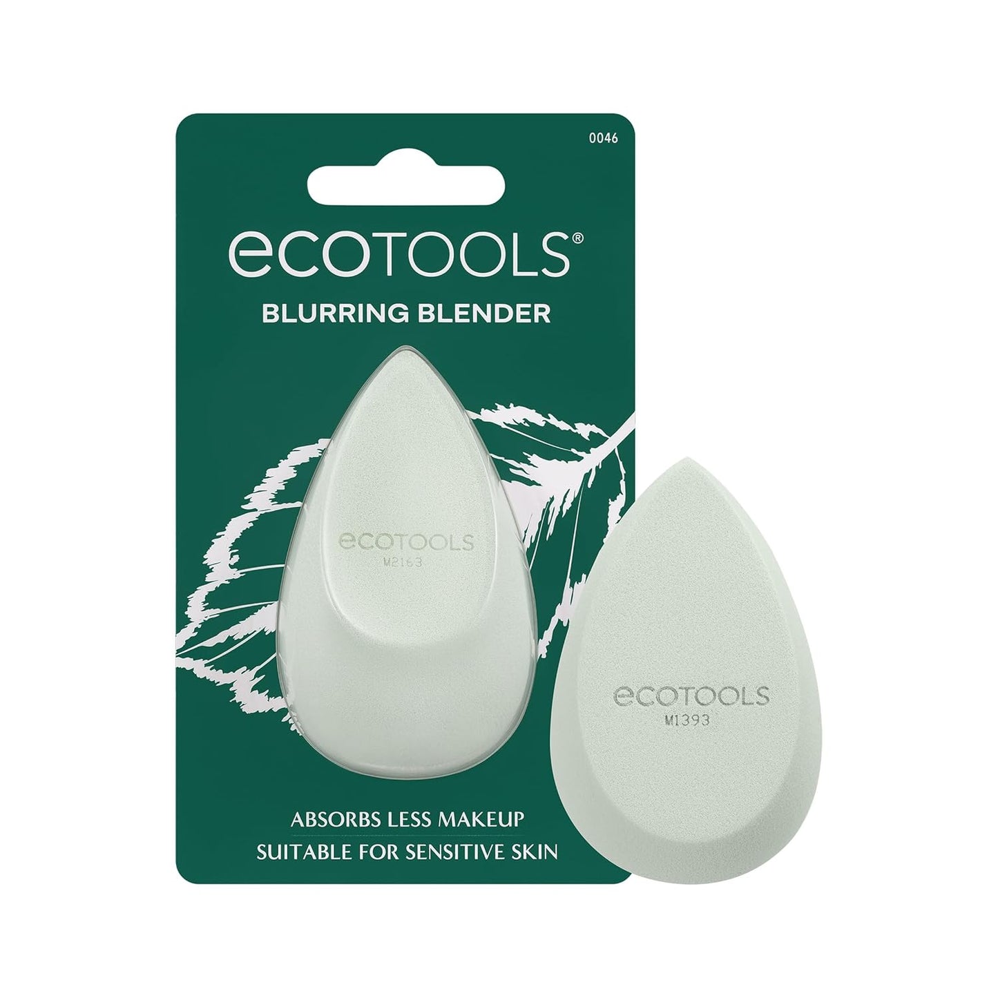 EcoTools Blurring Blender Makeup Sponge, Makeup Blending Sponge For Blurred Skin, For Liquid & Cream Foundation, Cloud Coverage Memory Foam, Eco Friendly, Latex Free, Cruelty-Free & Vegan 1 Count