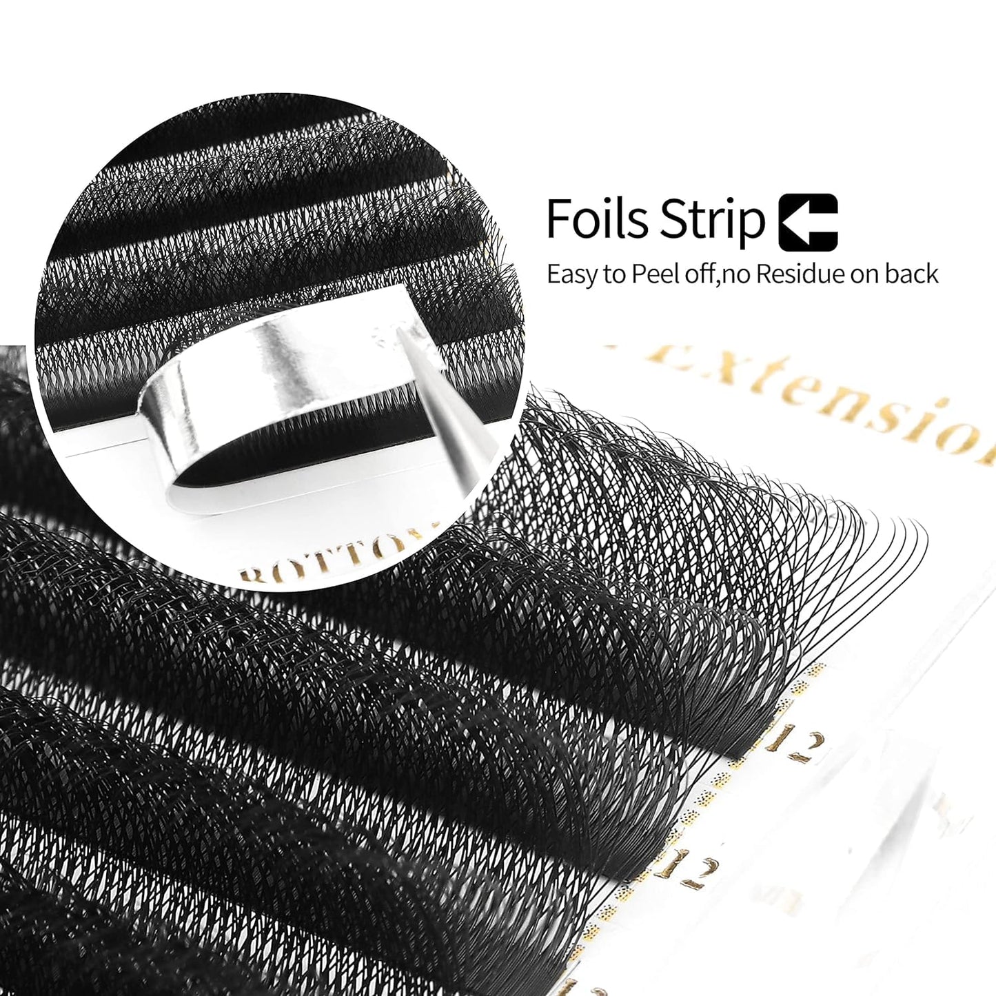 W Lash Extensions Supplies 5D Eyelash Extensions W Shape 0.07mm Thickness C Curl 15mm Premade Fans Easy Fan Lashes Volume Matte Black 12 Rows Crisscross Eye Lashes(W-5D-0.07-C,15mm)