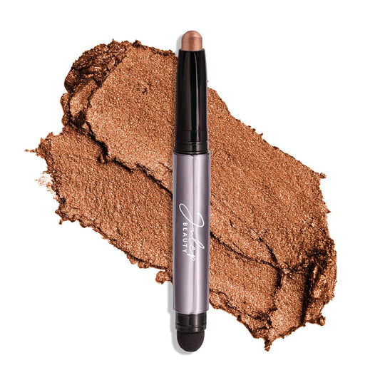 Julep Eyeshadow 101 Cream-to-Powder Waterproof Shadow Stick – Copper Shimmer – Long-Lasting, Crease-Proof, Shimmer Cream Eyeshadow with Built-in Smudger