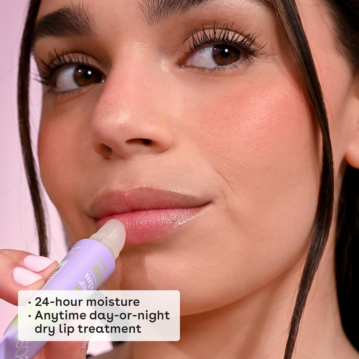 eos 24H Moisture Super Balm- Raspberry Kiwi Splash & Strawberry Sorbet, Lip Mask, Day or Night Lip Treatment, Made for Sensitive Skin, 0.35 fl oz, 2-Pack