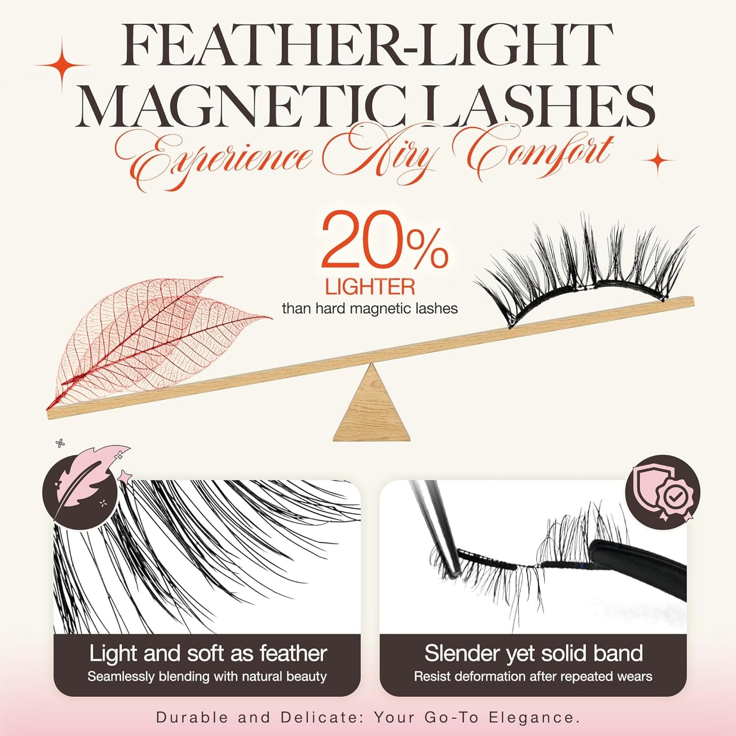 LASHVIEW Upgrade Magnetic Eyelashes with Applicator Reusable Soft Magnetic Eyelashes Natural Look No Glue Needed Magnetic Eyelashes Magnetic Lashes Kit Easy to Wear and Remove(A03)