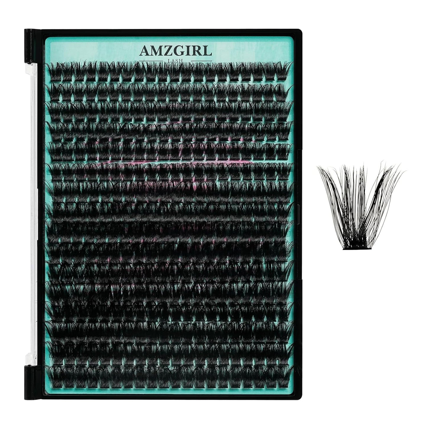 Lash Clusters 320Pcs 100D Eyelashes Cluster D Curl Individual Wispy Lashes Cluster for DIY Cluster Eyelash Extensions at Home for Beginners (Mix10-16mm)