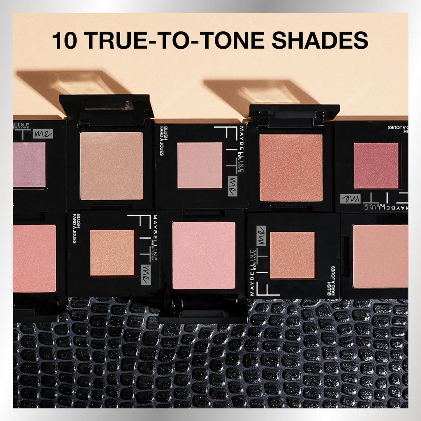 Maybelline Fit Me Blush, Peach, 0.16 Ounce (Pack of 3)