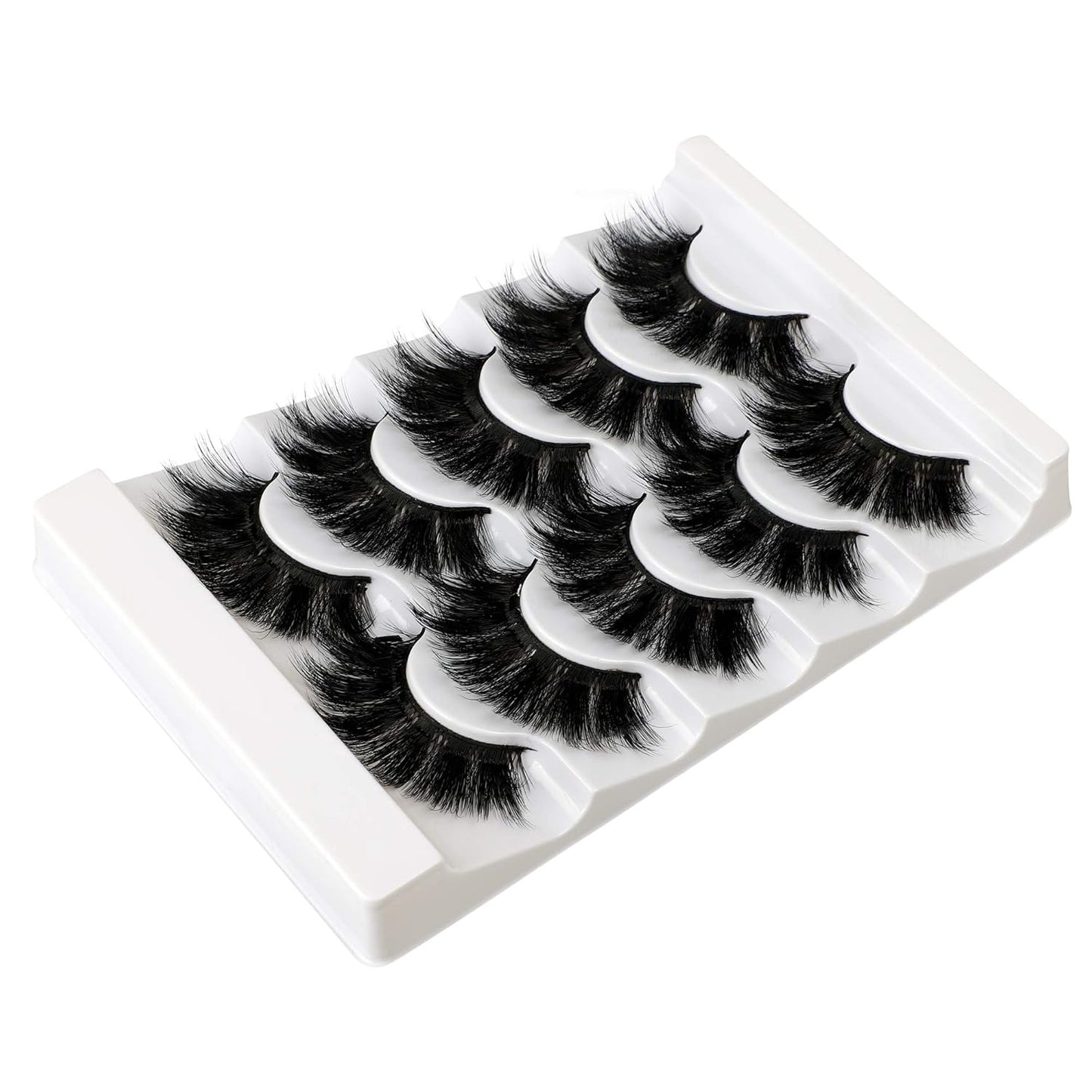 Faux Mink Eyelashes Thick Lashes Volume Dramatic False Eyelashes Luxury Volume Soft Handmade Reusable Lashes Pack