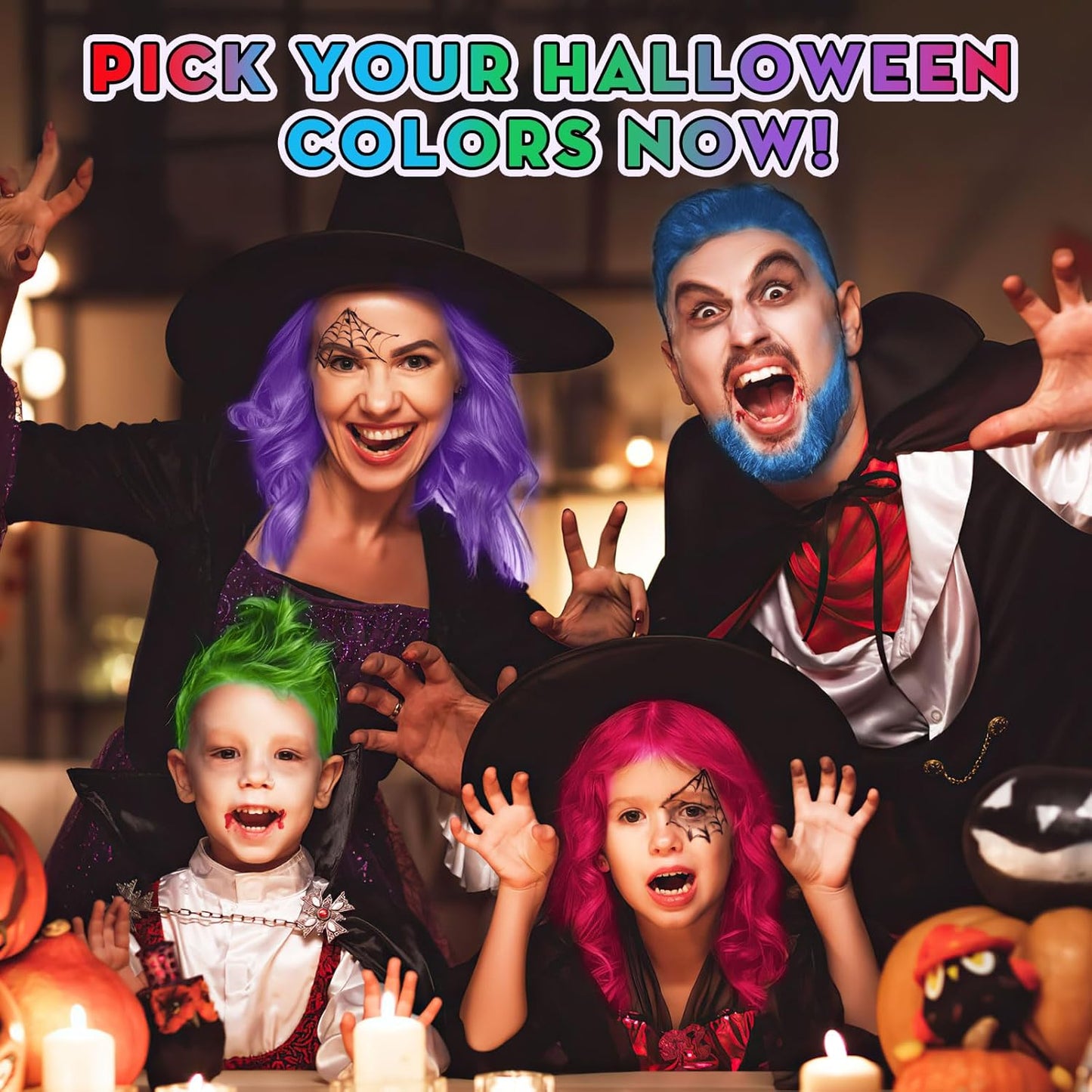 4 Colors Temporary Hair Color for Kids,Gifts for Teens,Girls,Boys,Fun Gifts for Kids,Temporary Hair Dye,Green Purple Red Blue Hair Dye Color Wax,DIY Hairstyle Instant Color Wax Halloween Party