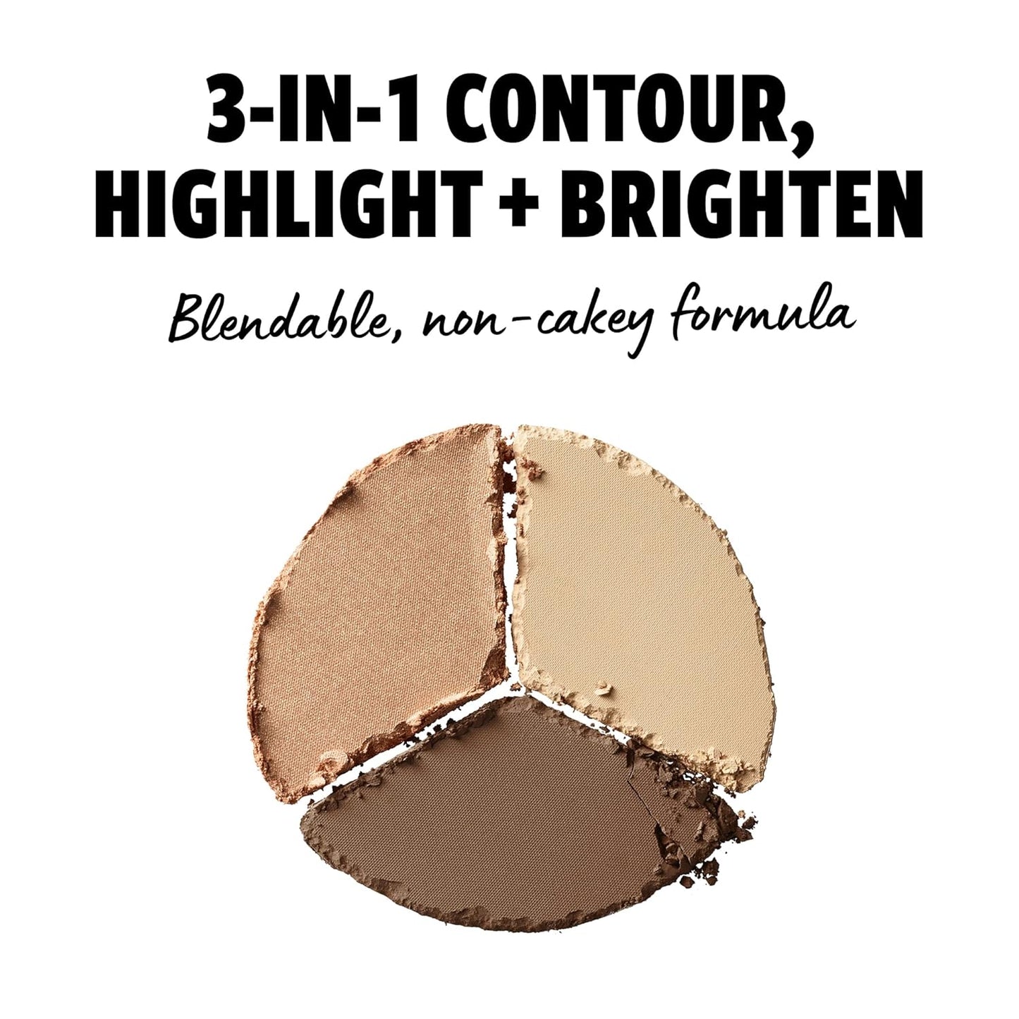 NYX PROFESSIONAL MAKEUP 3 Steps to Sculpt, Face Sculpting Contour Palette - Light