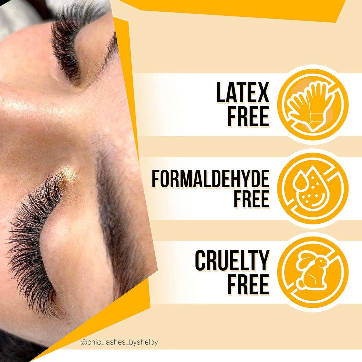 Forabeli Elite Eyelash Extension Glue - 1 Sec Fast Dry, 7 Week Retention, Maximum Bonding Power, Black Lash Adhesive for Professional Use