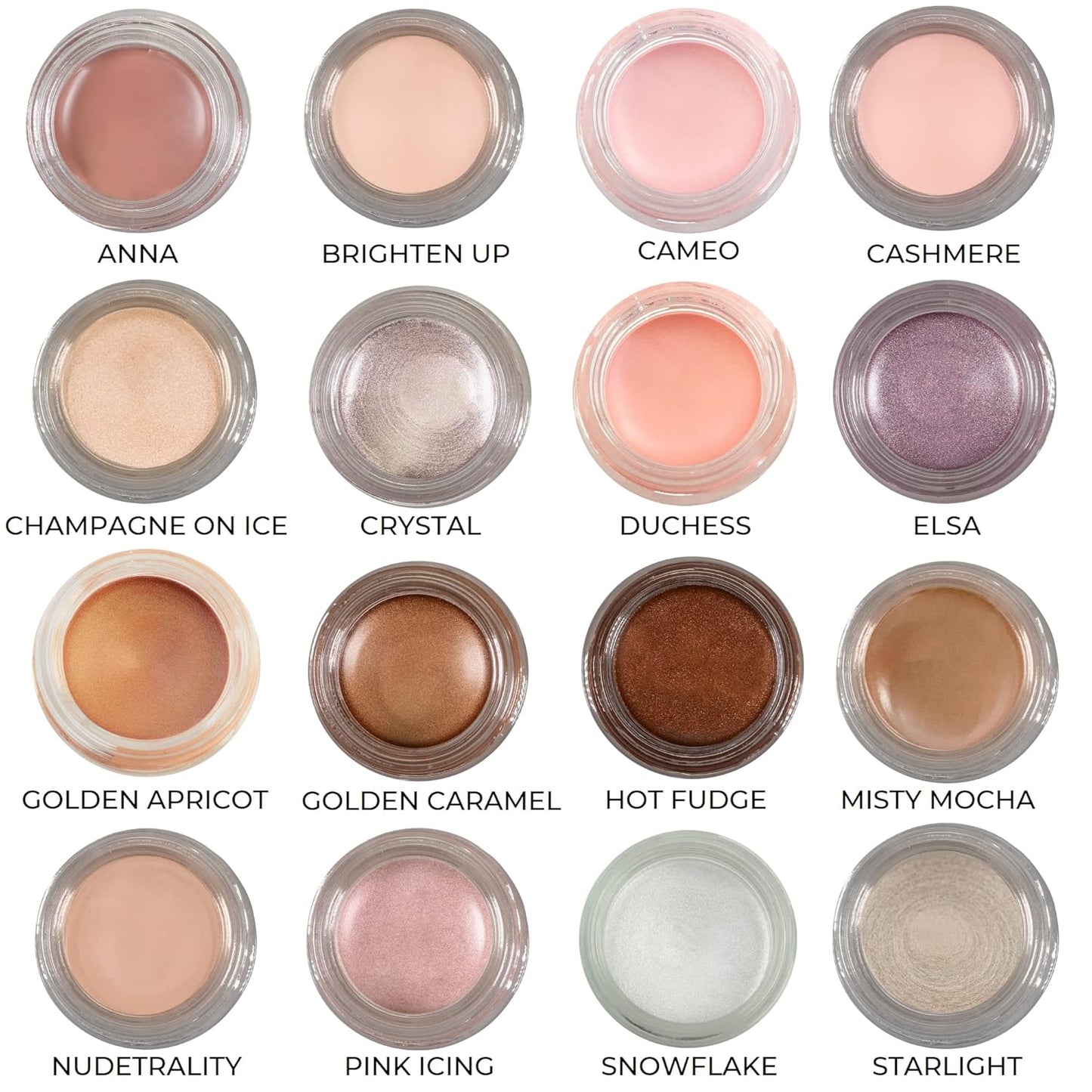 Mommy Makeup Any Wear Creme Eyeshadow - Waterproof, Crease-Proof, Long Lasting, High Pigment, Oil-free - Cream to Powder for Eyes, Cheeks & Lips (Misty Mocha)