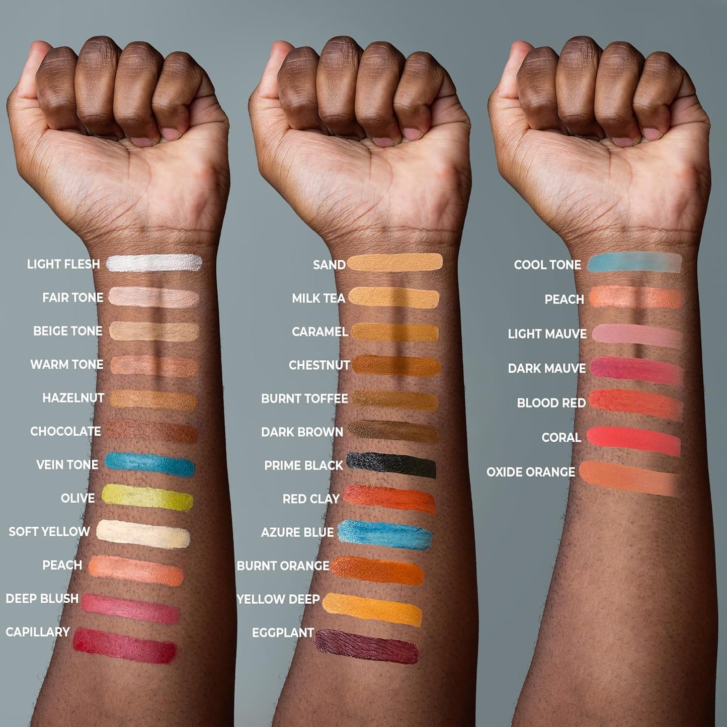 Alcohol Palette Refill Pans - Skin Tones - Soft Yellow