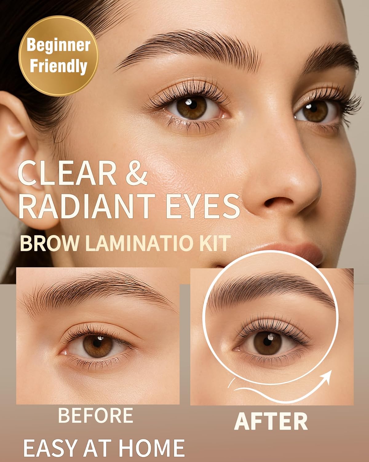 Vivandra Brow Lamination Kit 5 PACK Sachets – At Home DIY Brow Lift Kit for Fuller, Thicker Eyebrows, Easy to Use, Suitable for Beginners & Professionals