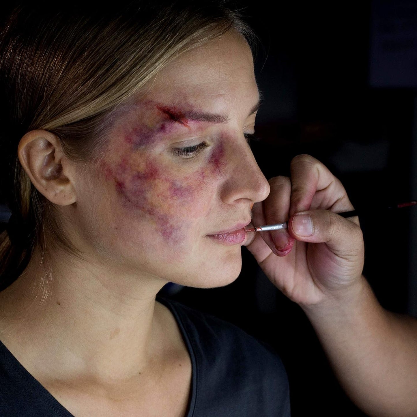 6 Color On Camera Primary Alcohol Activated Makeup Palette - Waterproof Makeup for Professional Makeup Artists