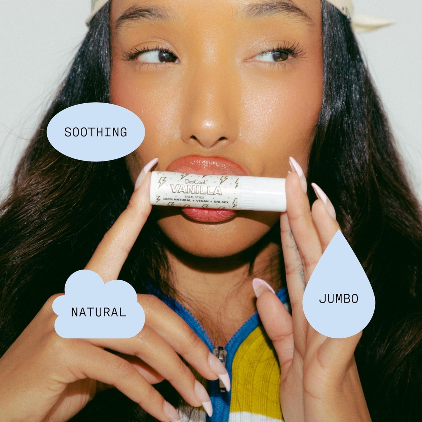 DedCool Lip Balm Stick (Chocolate Mushroom) Jumbo, Vegan, Flavored, Coconut Oil Lip Balm, Long Lasting, Moisturization, Hydrates Dry & Chapped Lips, Vegan, Clean, Non-Toxic, Fragrance For All