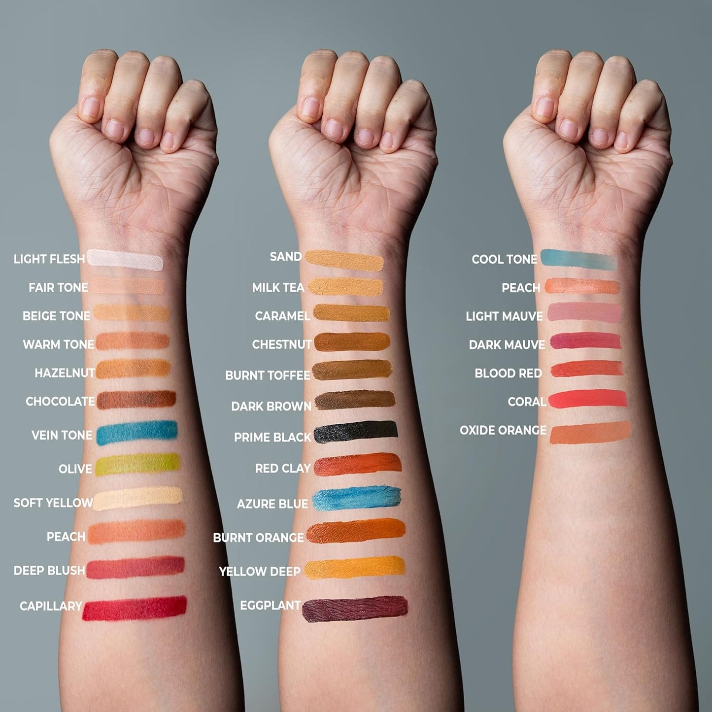 Alcohol Palette Refill Pans - Skin Tones - Burnt Toffee