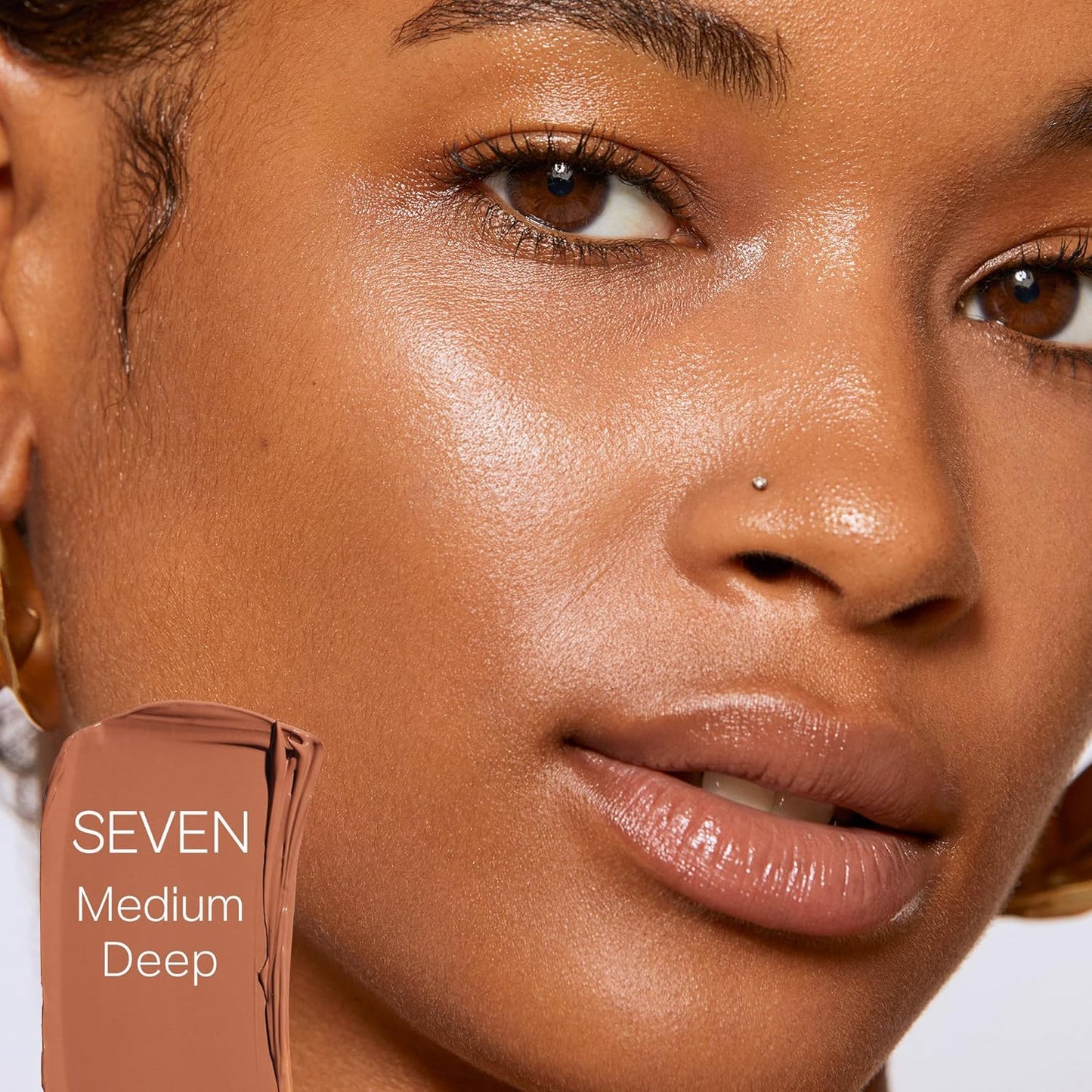 Saie Slip Tint SPF 35 Tinted Moisturizer - Light Coverage Moisturizer + Broad Spectrum Zinc Oxide Sunscreen with Hydrating Hyaluronic Acid - Shade Seven (1.35 oz)