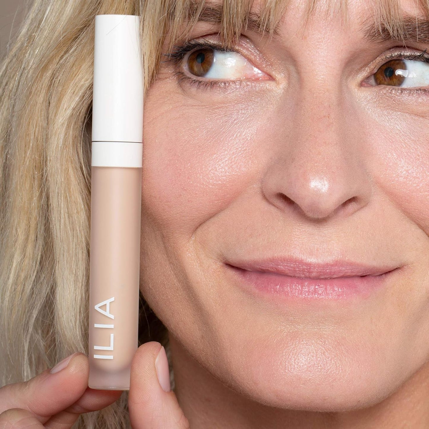 ILIA - True Skin Serum Concealer | Non-Comedogenic, Cruelty-Free, Vegan, Safe For Sensitive Skin, Reduces Appearance of Dark Circles + Blemishes (Suma SC1.5, 0.16 oz | 5 ml)