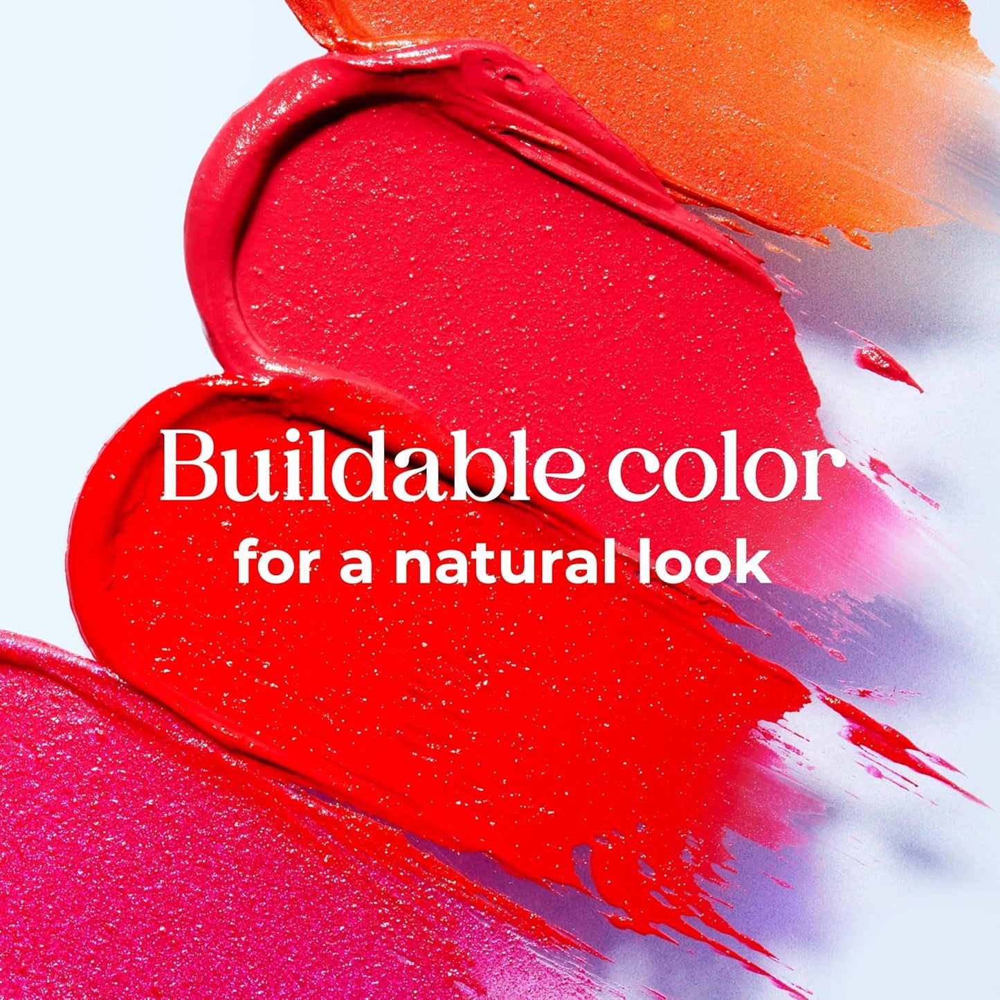 Tinted Lip Balm. Moisturizing Sheer, Buildable Lip Color with Hyaluronic Acid, Vitamin E and Rich Oil, Perfect Revitalizer for Chapped Lips. Beauty Plumper Moisturizer 0.21oz- Ruby Rouge