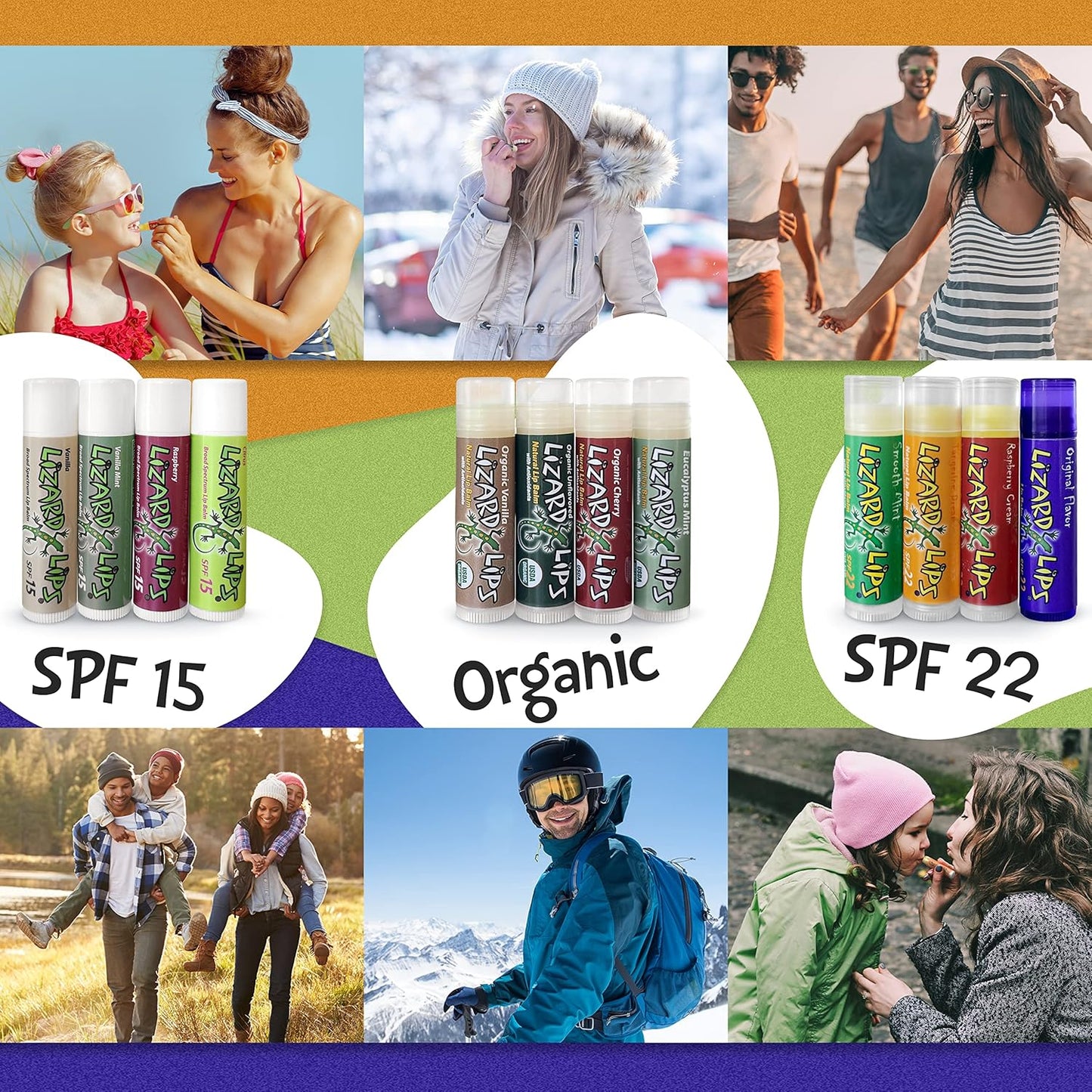 Lizard Lips SPF 15 Lip Balm (Raspberry)